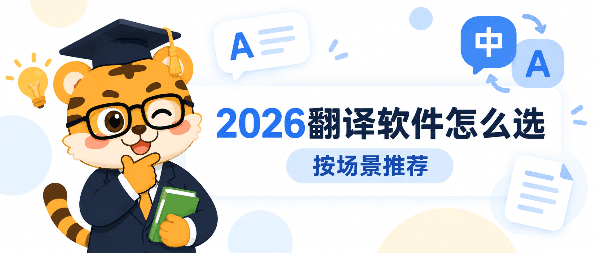 2026年值得推荐的翻译软件有哪些？按场景选这5类 [实用指南]
