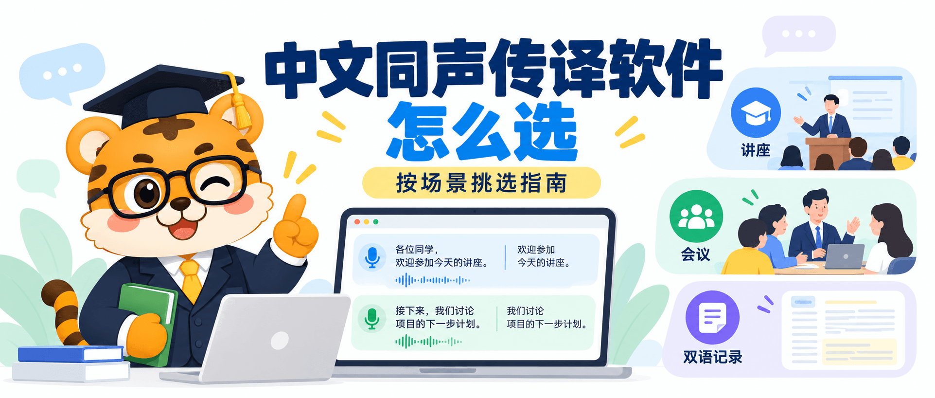 中文同声传译软件有哪些？按场景挑选指南 [2026版]