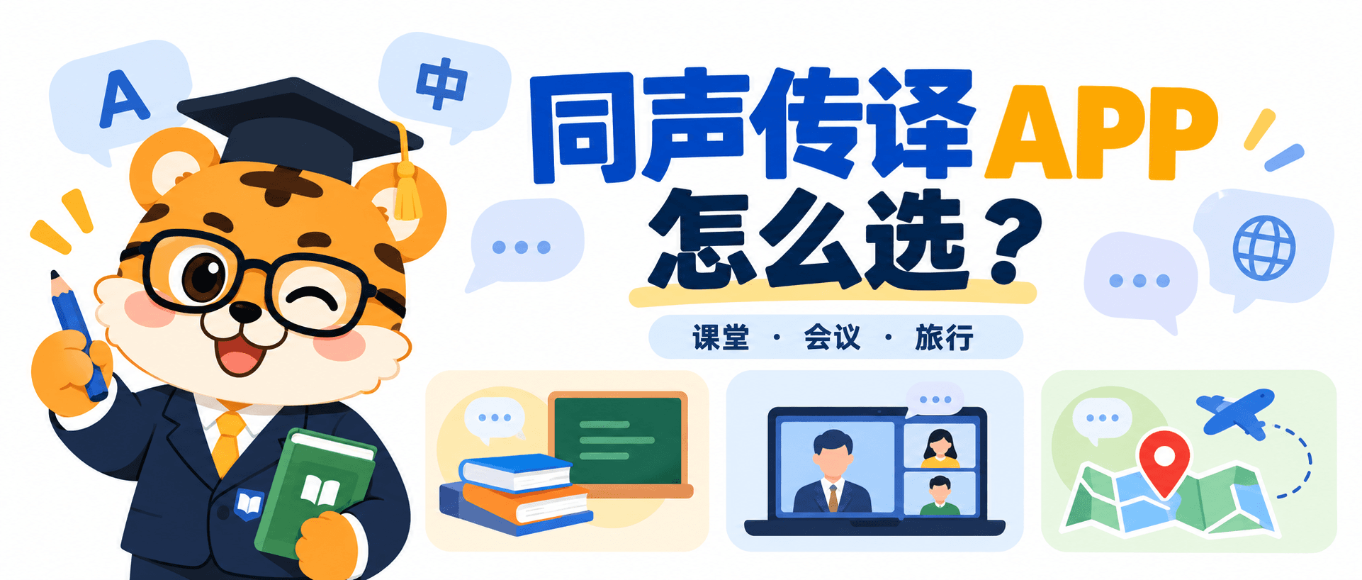 同声传译 APP 怎么选？5 款工具按课堂、会议和旅行场景对比 [2026]