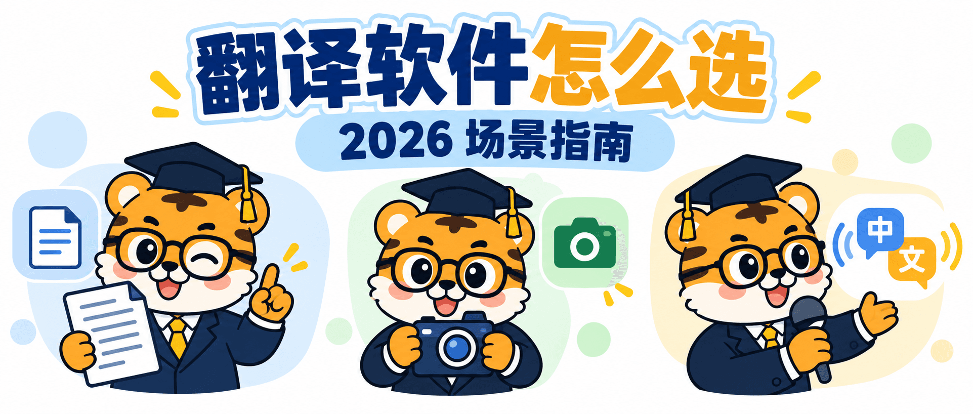 翻译软件怎么选？语音、拍照和文档工具对比 [2026指南]