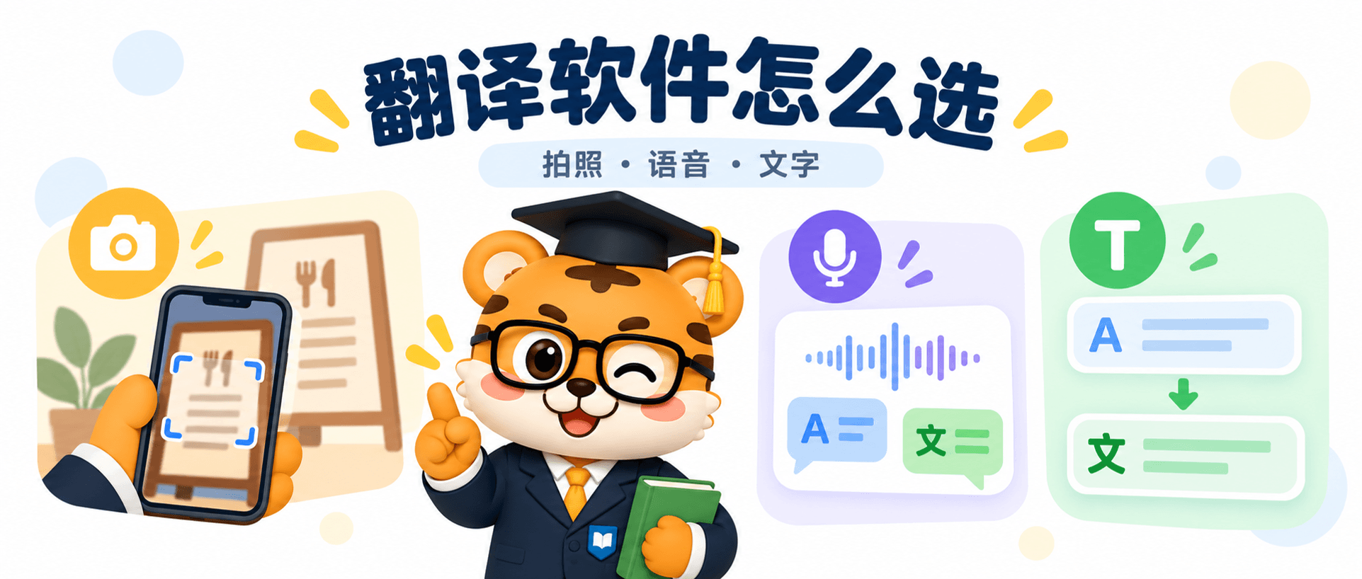 拍照、语音和文字翻译软件怎么选？[场景指南]