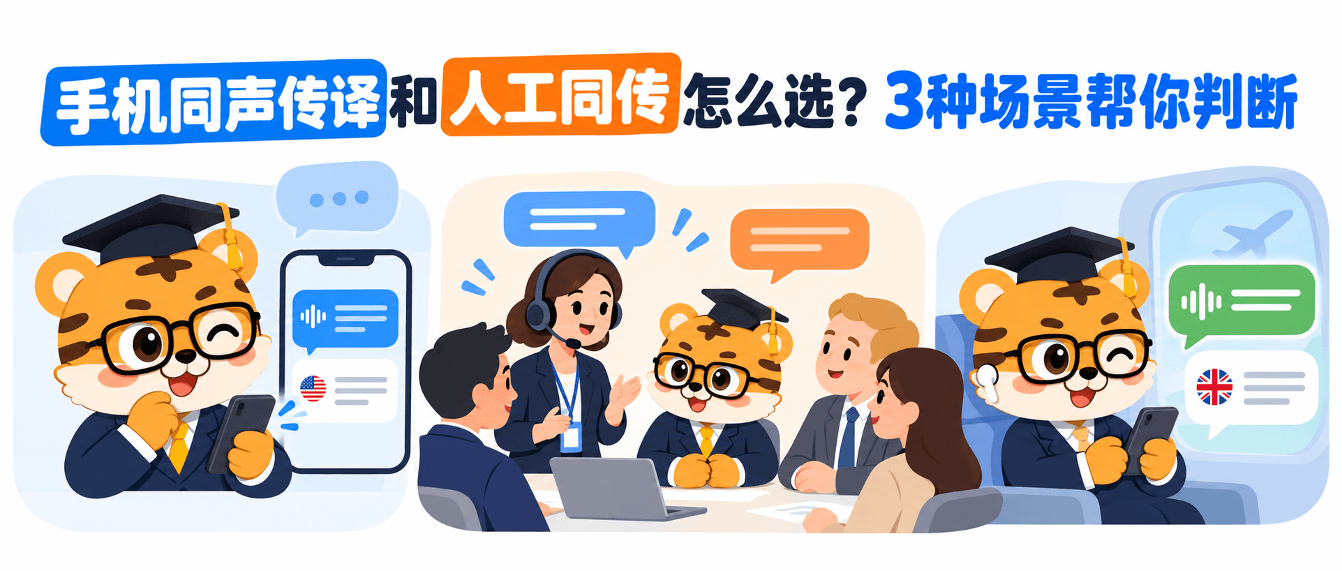 手机同声传译和人工同传怎么选?3种场景帮你判断