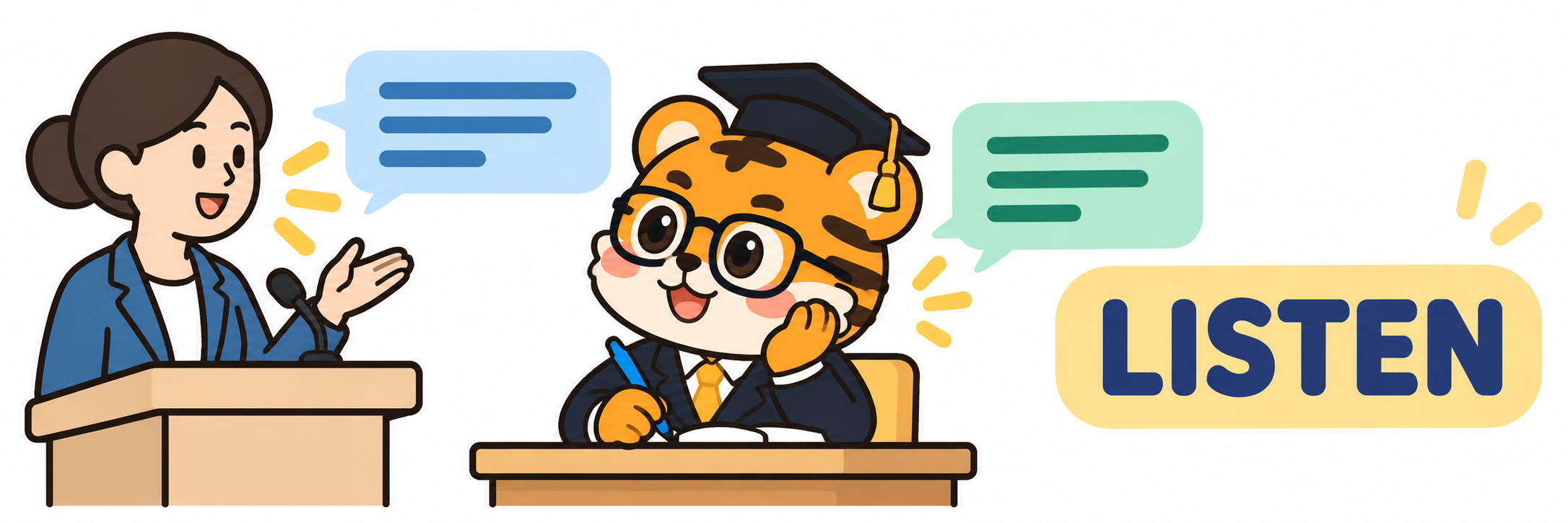 Live captions help international students follow a classroom lecture
